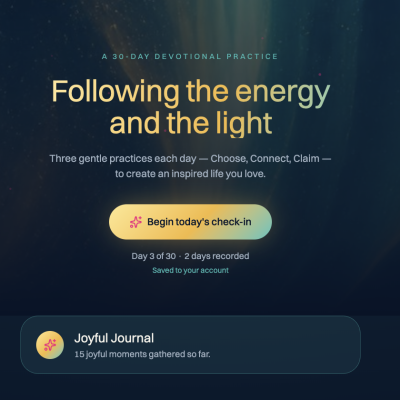 Follow the energy